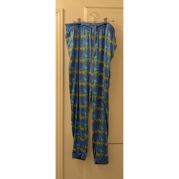 Disney WDW 71 Blue Lounge Pants With Drawstring Waist - Picture 1 of 6